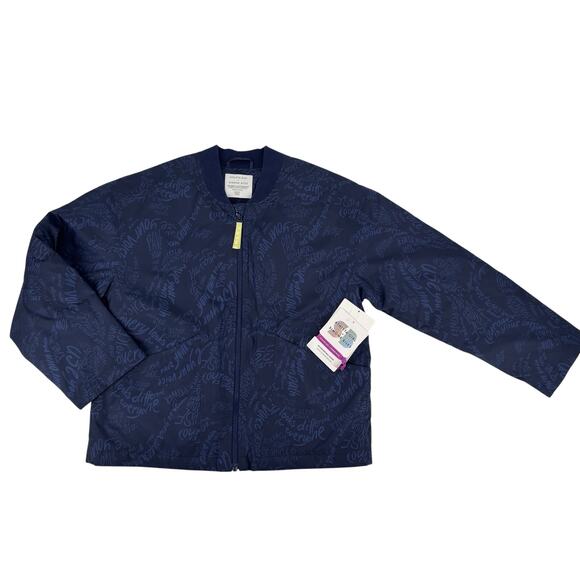 NEW Athleta Girl Simone Biles Convertible Jacket XL (14) Navy Blue NWT $99 MSRP - Picture 4 of 16